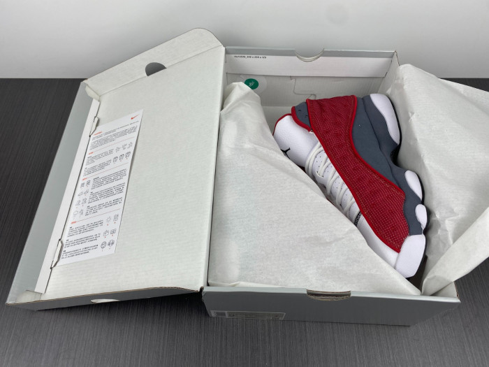 air jordan 13 retro gym red flint grey - dj5982-600