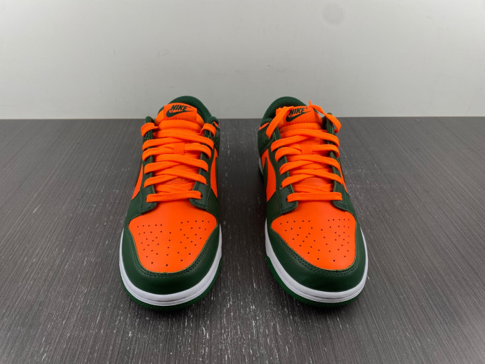 nike dunk low "miami hurricanes" dd1391-300