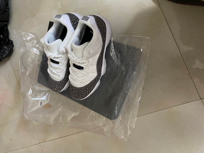 air jordan 11 low “white cement” av2187-140-01