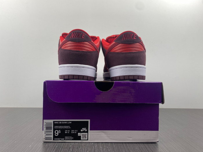 nike sb dunk low cherry - dm0807-600