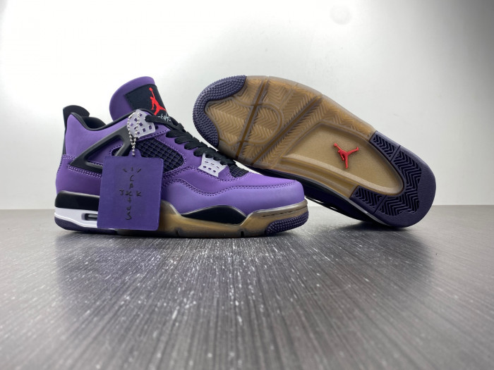 jordan 4 retro travis scott purple aj4-203