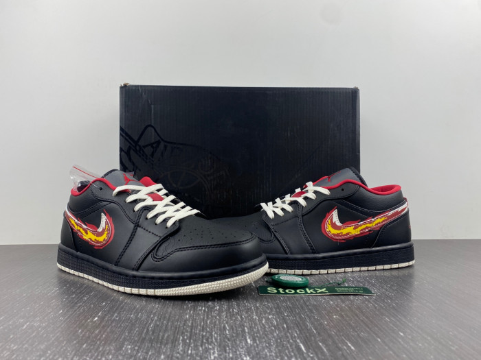 jordan 1 low se just skate black - fj7073-010