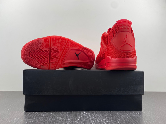 air jordan 4 flyknit “red” aq3559-600