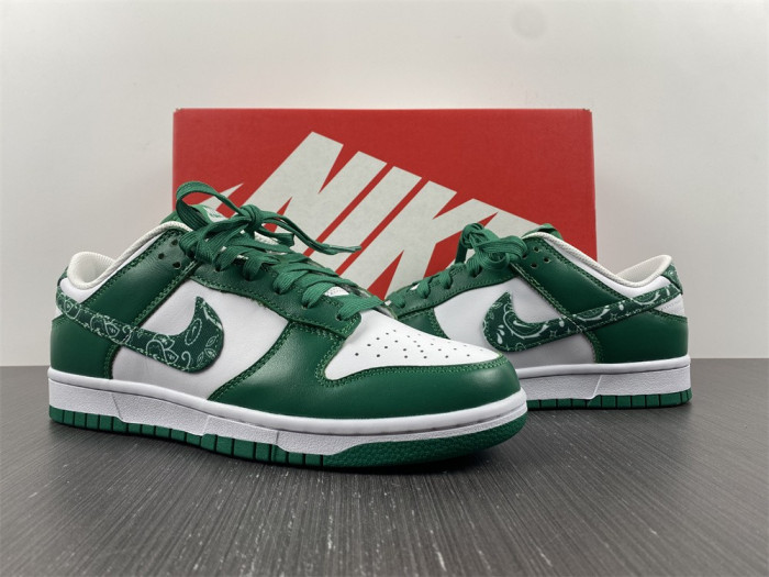 nike dunk low wmns green paisley dh4401-102