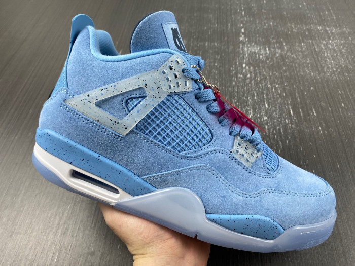 air jordan 4 retro unc 2019 pe sky blue aj4 1032070