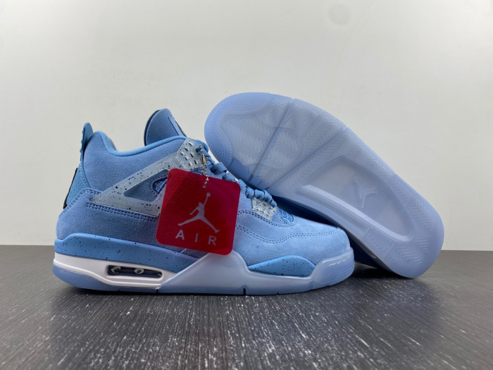 air jordan 4 retro unc 2019 pe sky blue aj4 1032070