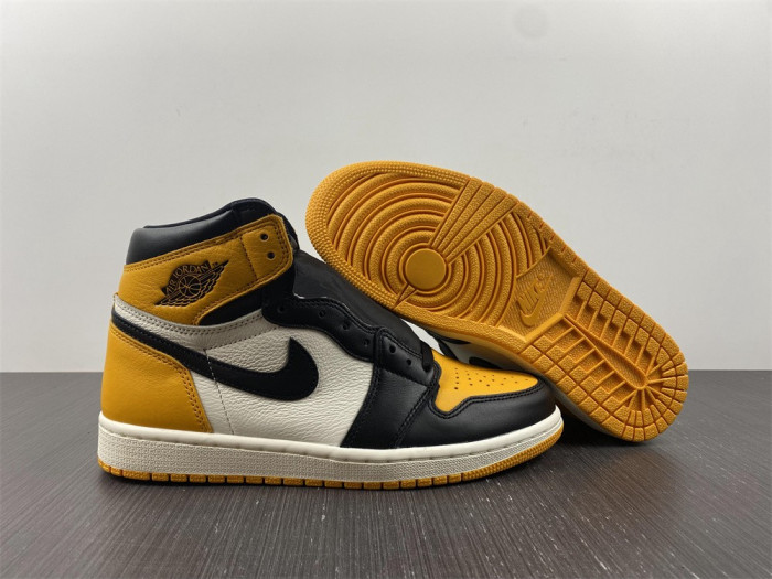air jordan 1 high og "yellow toe" 555088-711