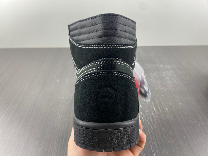 travis scott x air jordan 1 high og “black phantom” dm7866-001