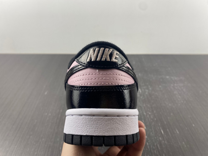 nike dunk low pink foam black (w) - dj9955-600