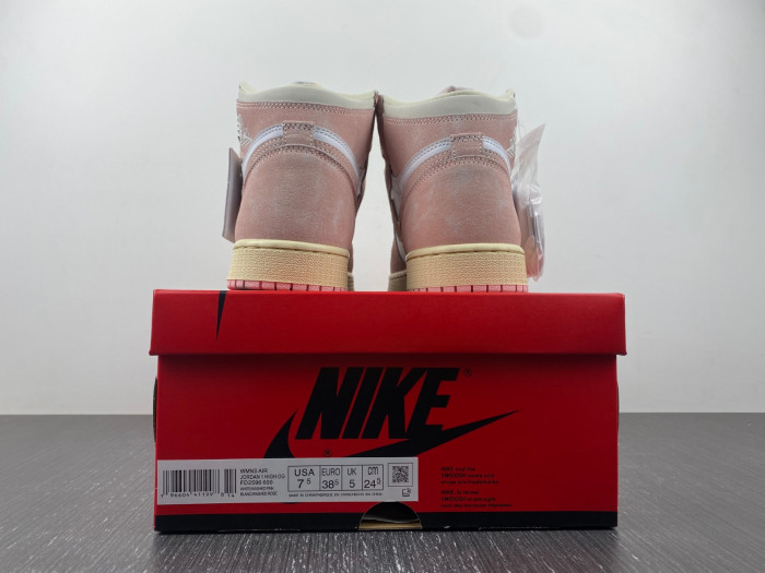 air jordan 1 retro high og "washed pink" fd2596-600