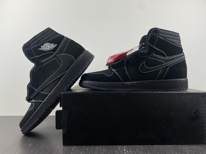 travis scott x air jordan 1 high og “black phantom” dm7866-001
