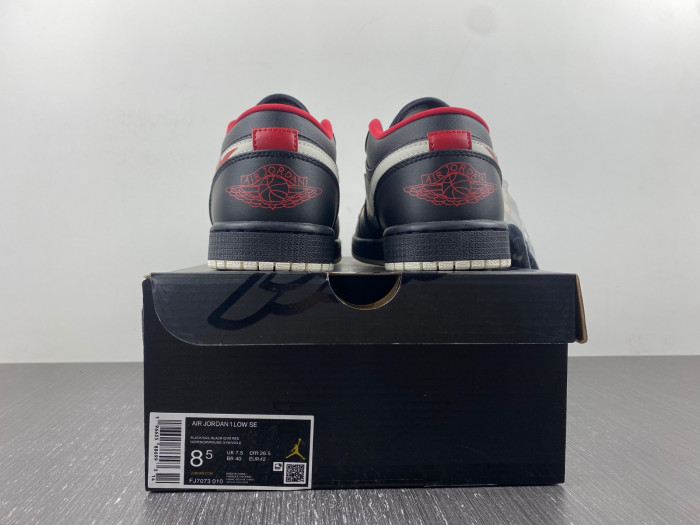 jordan 1 low se just skate black - fj7073-010
