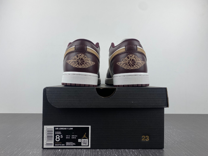air jordan 1 low sail brown dc0774-200