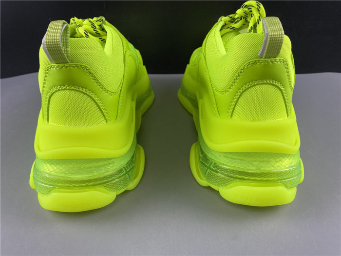 blcg sneaker triple.s.gomma fluorescent green 541624 w2ff1 3720