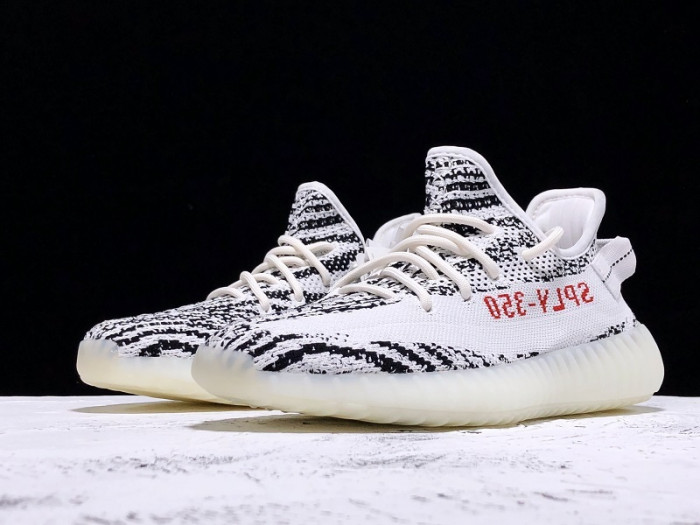 a*d*i*s Y**zy boost 350 v2 zebra black white cp9654