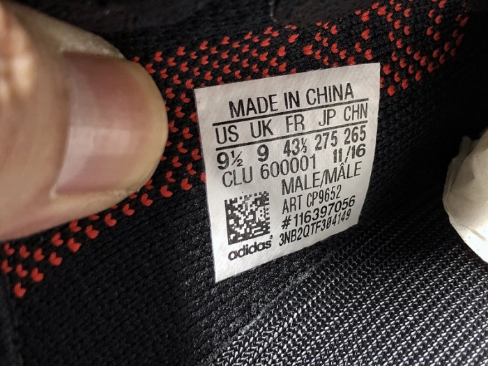 a*d*i*s Y**zy boost 350 v2 black red cp9652