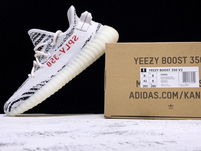 a*d*i*s Y**zy boost 350 v2 zebra black white cp9654