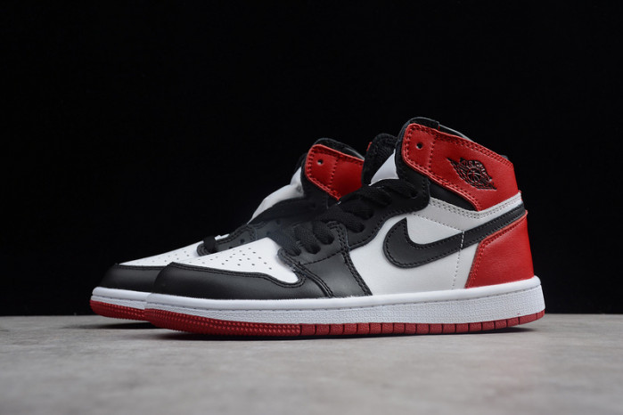 kids air jordan 1 retro black toe (2016) 555088-125
