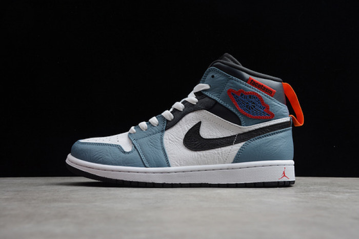 air jordan 1 F**etasm x mid fearless blue white cu2802-100