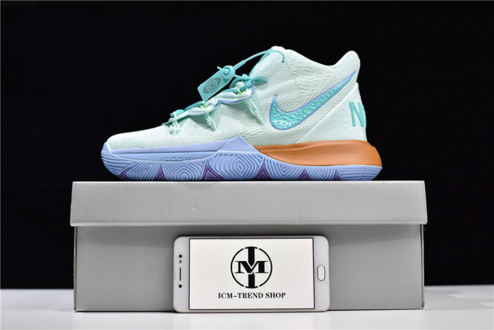 kyrie 5 spongebob squidward (house of hoops special box) cj6951-300
