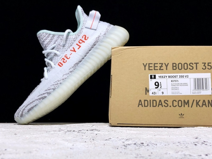 a*d*i*s Y**zy boost 350 v2 blue tint b37571