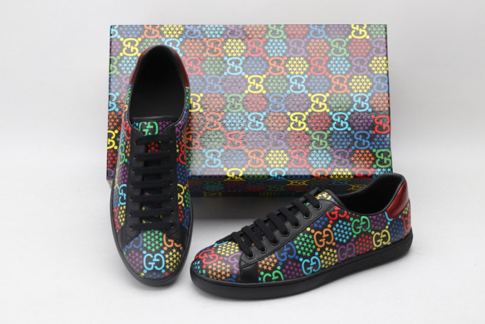 G*u*i ace embroidered low-top sneaker 610085 h2020 1110