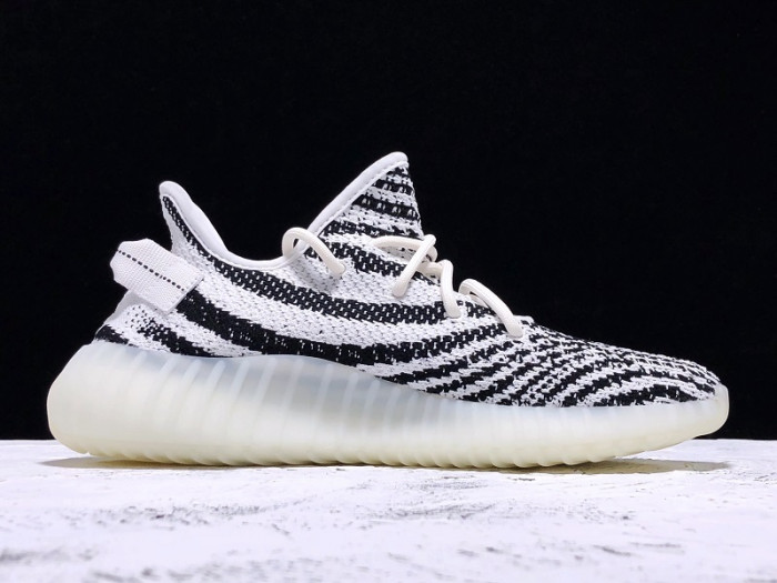 a*d*i*s Y**zy boost 350 v2 zebra black white cp9654