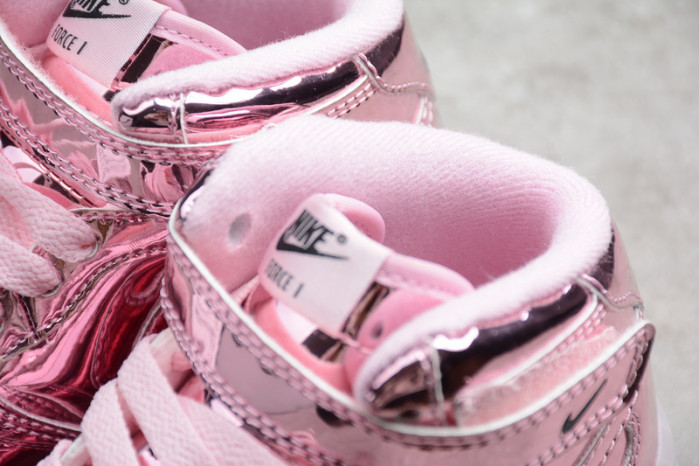 kids nike air force 1 mid wb pink rose 314197-8300