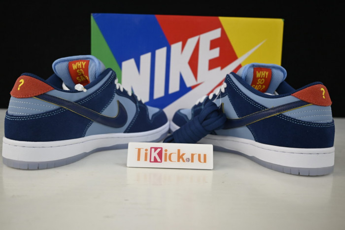 nike sb dunk low pro why so sad? - dx5549-400