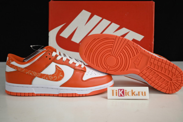 nike dunk low essential paisley pack orange dh4401-103
