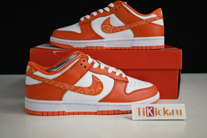 nike dunk low essential paisley pack orange dh4401-103