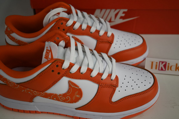 nike dunk low essential paisley pack orange dh4401-103