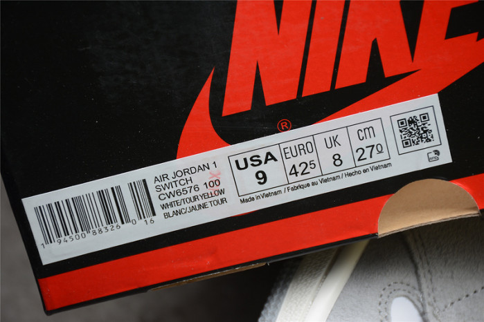 air jordan 1 high switch light smoke - cw6576-100