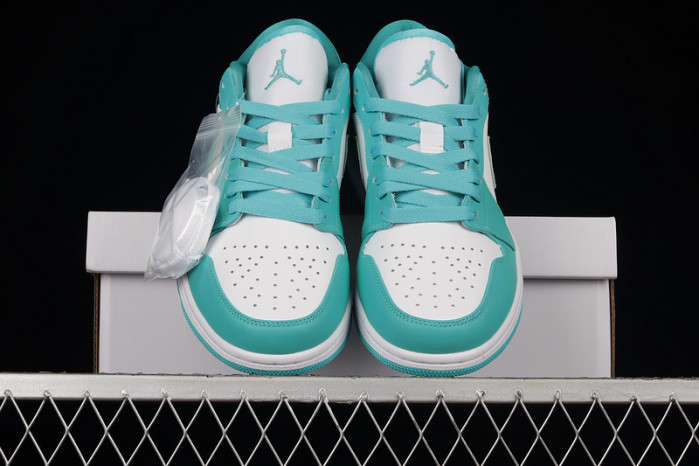 air jordan 1 low turquoise dc0774-132