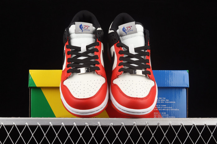 nike dunk low emb nba 75th anniversary chicago dd3363-100