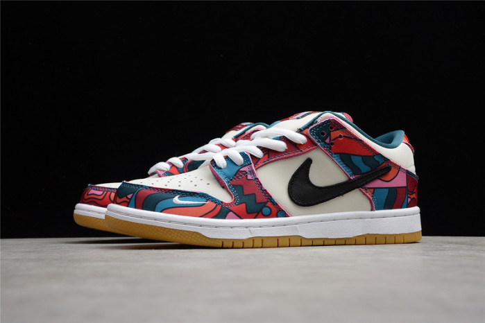 nike sb dunk low pro parra abstract art (2021) - dh7695-600