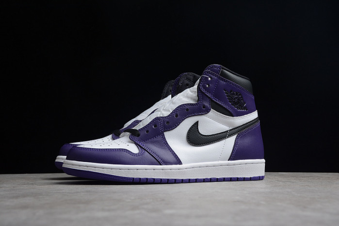 air jordan 1 retro high court purple white 555088-500