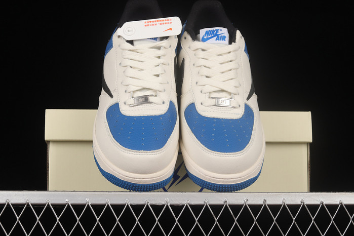 nike air force 1 white/blue-black hg1136-022