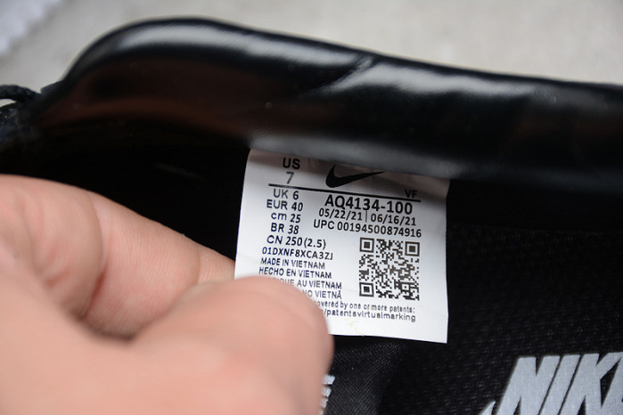 nike air force 1 "tuxedo" white and black aq4134-100