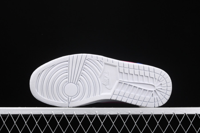 air jordan 1 mid hyper royal/hyper violet-white 554724-451