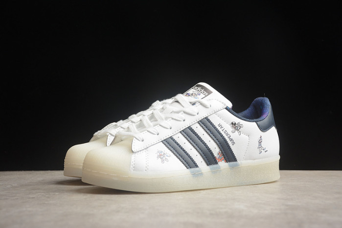 a*d*i*s S*perstar x disney shoes white - hq2175