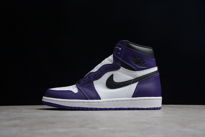 air jordan 1 retro high court purple white 555088-500