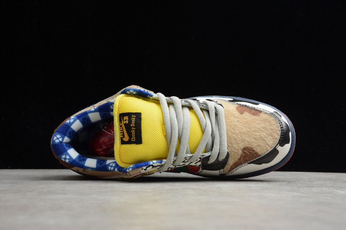 nike duck low pro white red yellow 318403-175