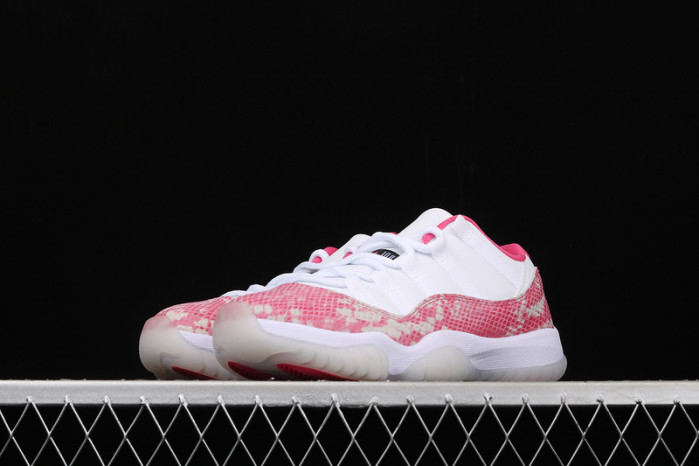 jordan 11 retro low pink snakeskin ah7860-106