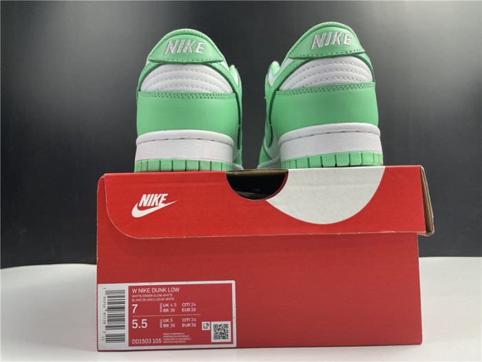 nike dunk low green glow (w) dd1503-105