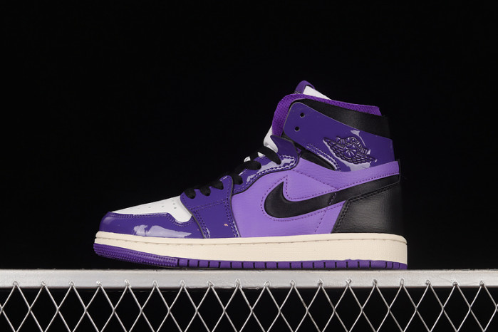 air jordan 1 high zoom air cmft purple patent (w) ct0979-505