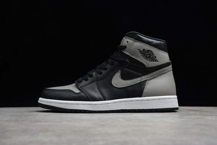air jordan 1 retro high og shadow black gray 555088-013