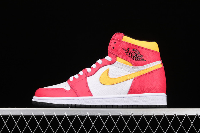 air jordan 1 retro high og light fusion red 555088-603