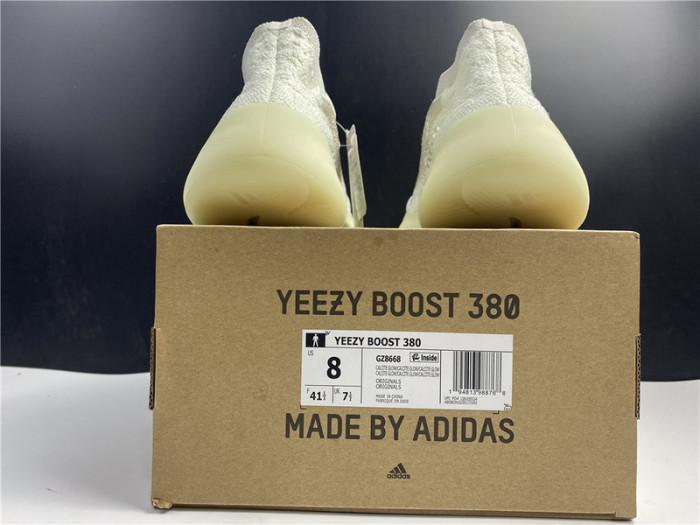 a*d*i*s Y**zy boost 380 calcite glow gz8868