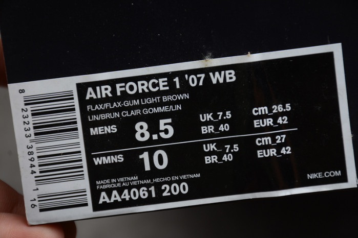 nike air force 1 low flax (2018) - aa4061-200